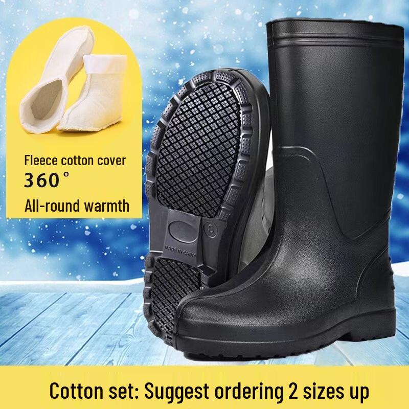 Hanyou Kids High-Top Waterproof Rain Boots