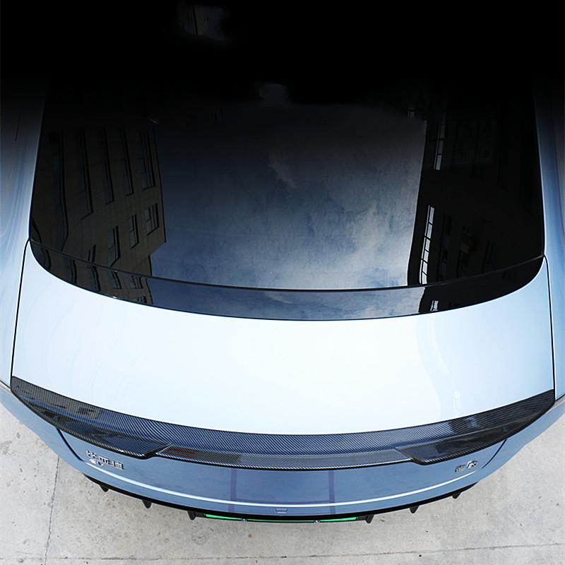 For 2022-2024 BYD Seal EV DM-i Black Carbon Car Rear Trunk Lid Ducktail Spoiler Wings Exterior Tuning Accessories Part