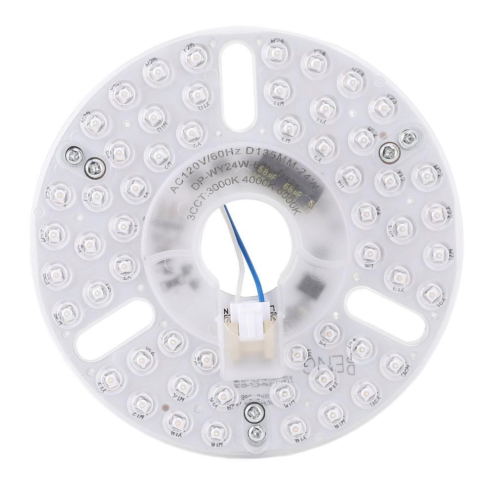24W Ceiling Fan LED Light Replacement 5.3 Inch Ceiling Fan Light Replacement Panel  Chandeliers