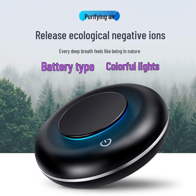 Portable Car Air Purifier with Odor Removal & Negative Ion Technology