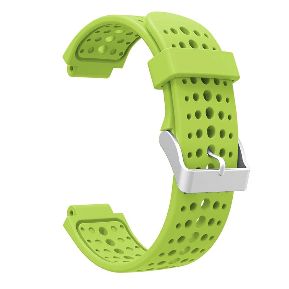 Monochrome Silicone Watch Band for Garmin Forerunner 235/620/735XT - Round Hole, Replacement Wristband S5/S6.