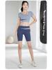 Color Block High-Waist Yoga Set: Quick-Dry, Tummy Control, Hip Lift, Two-Piece for Women