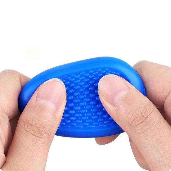 6Pcs/Set Kids Silicone Sensory Stone Toy Textured Worry Stone Concentration Aid Anxiety Stress Relieving
