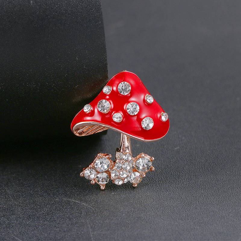 Cartoon Cute Badge Lapel Pin Jewelry Gift Mushroom Enamel Pins Plant Brooches Brooch Custom Funny