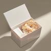 Plastic Flip Cotton Swab Box Transparent Square Toothpick Container Easy To Use with Lid Cotton Swab Storage Box Office