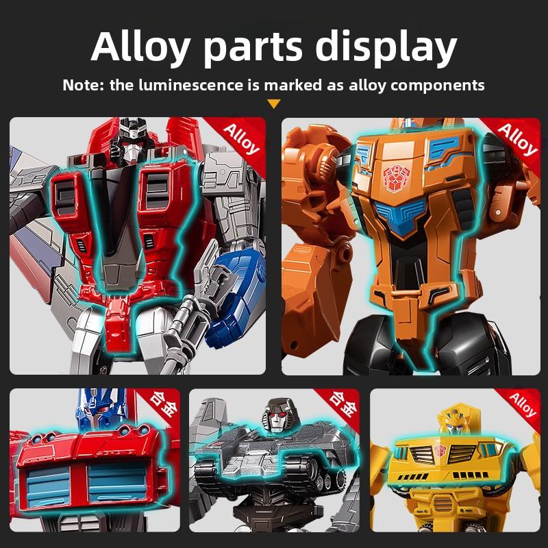 Deformation Model Toy Car King Kong Robot Bumblebee Dinosaur Cable Figure Alloy Genuine Children's Boy