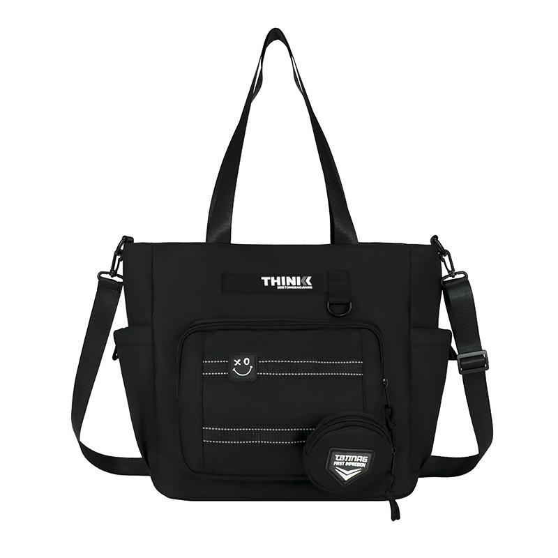 Multifunctional Tutor Bag Large Capacity Tote Bag Tutoring Student Book Bag Couple Bag Versatile Shoulder Bag