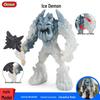 Children's Fantasy Dragon Toy Set: Knight, Elf, Animal, and Fire-Breathing Flying Dragon Model