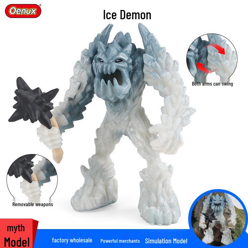 Children's Fantasy Dragon Toy Set: Knight, Elf, Animal, and Fire-Breathing Flying Dragon Model