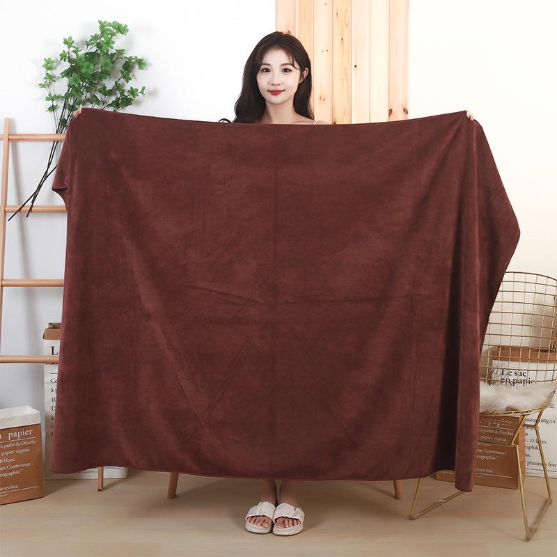 Large Absorbent Beauty Salon Towel: Ideal for Bath, Massage, or Spa, Personalized with Logo Options.