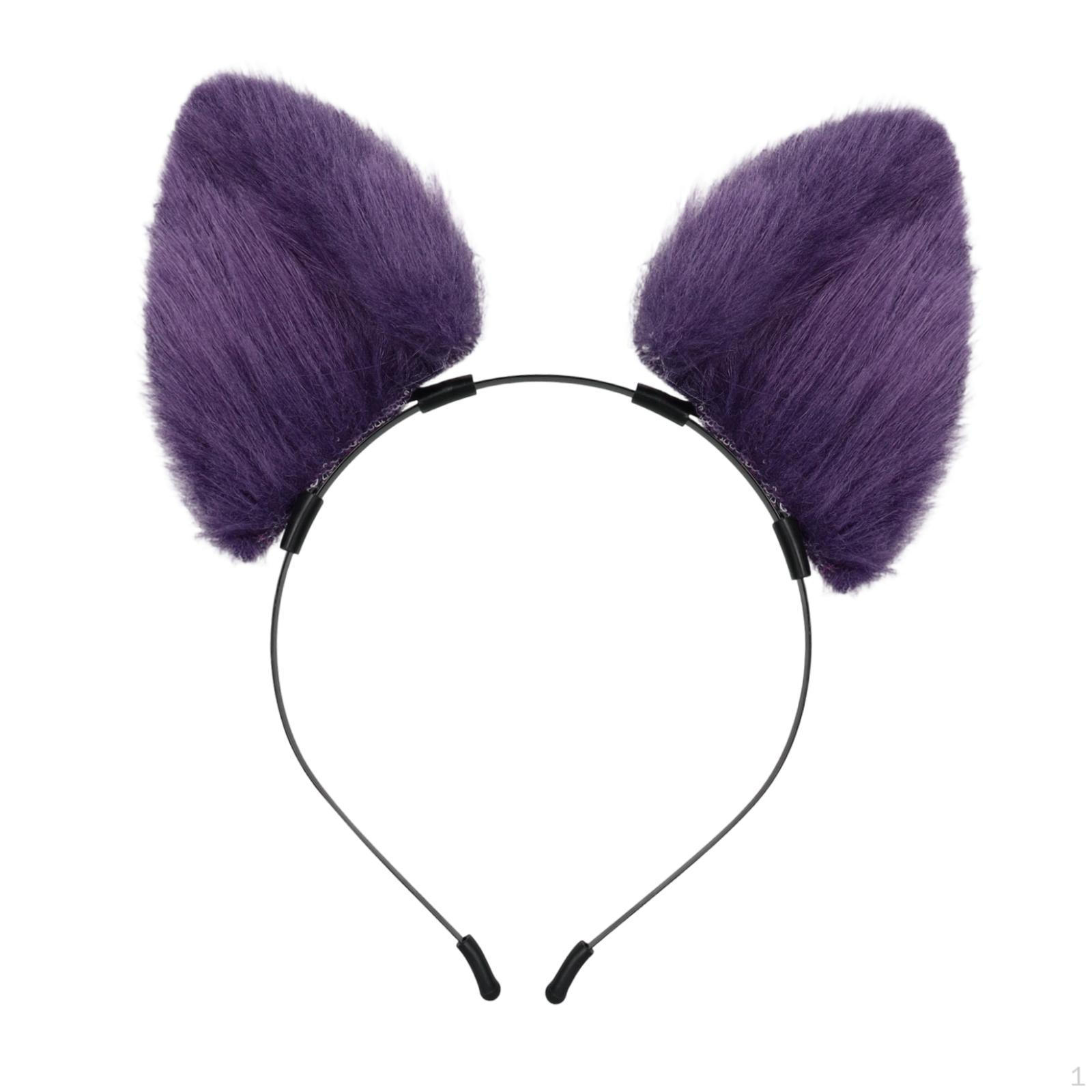 

Cat Ears Headband Cosplay Funny Animal Hairband for Performance Party Favor