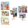 Montessori Child Busy Board DIY Parts latches and Doors Sensory Board Educational Toys for Boys