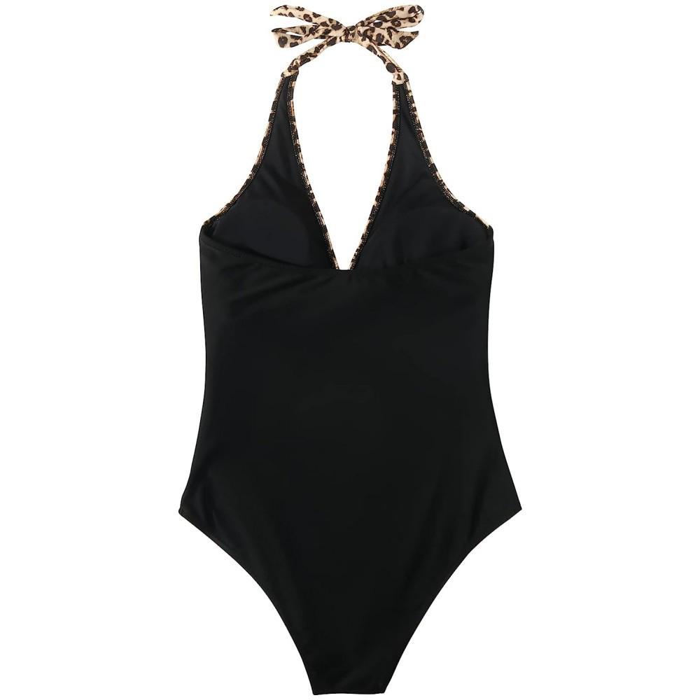 2024 European & American Chic Backless Slimming One-Piece Swimsuit for Women
