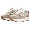New Balance 574+ Driftwood Mujer Zapatillas Marrón Lavado-Borgoña Sal Marina WL574ZKA