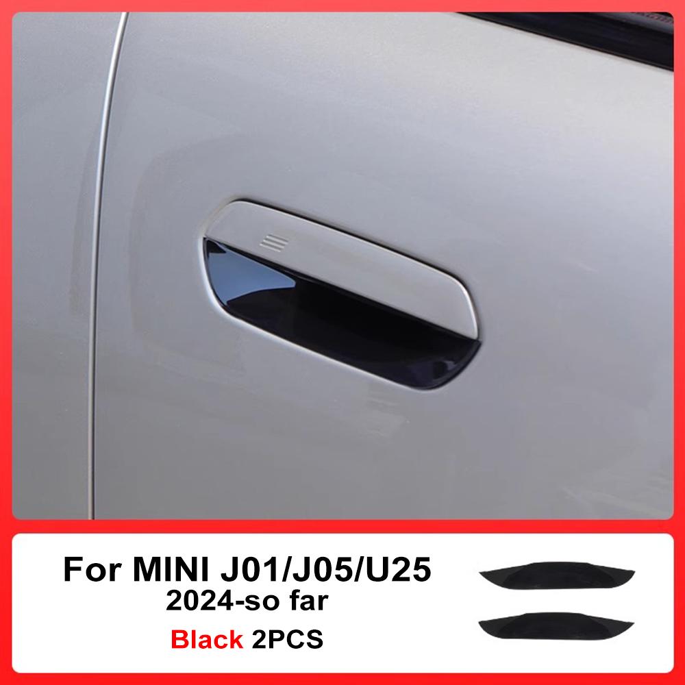 Car External Door Handle Stickers Door Bowl Cover Case for Mini Cooper E SE J01 J05 Aceman U25 Countryman 2024+ Auto Accessories for J01 J05 U25