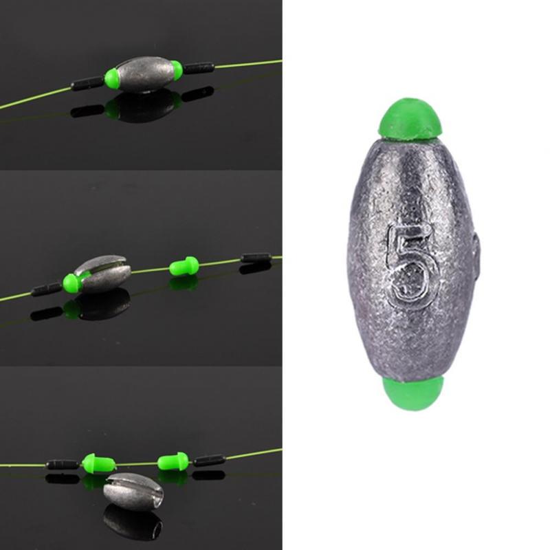 Buy 10pcs 5 Sizes Removable Split Lead Shot Sinkers Weights Fishing Sinker Tackle Kits at