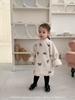 JennyBebe Korean-Style Lamb Wool Winter Dress for Baby Girls with Bow
