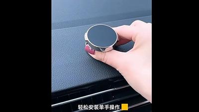 Autotelefonhalter Starker magnetischer Auto-Mobilständer 720 ° Faltbare runde Halterung Universal-Telefonhalterung
