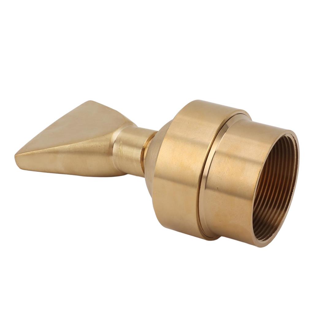 Vifteformet fontenedyse Kobber Justerbar Jevn Vannsprut Vifteformet Fontenesprøytehode for