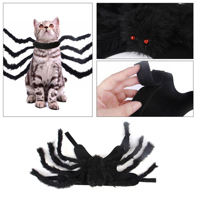 Haustier Hunde Katzen Kleidung Halloween Spinne Cosplay Kostüm Welpe Kätzchen Party Rollenspiel Verkleiden Weste Dekorationen Haustierbedarf