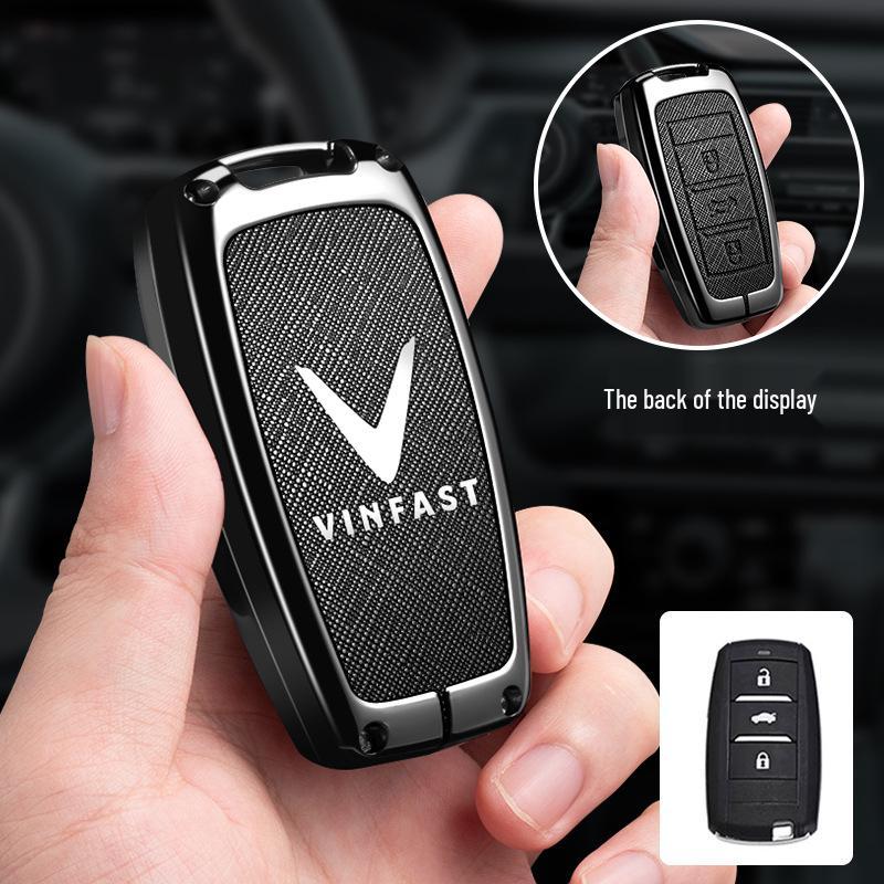 Vinfast Vietnam Car Key Case for Zhonghua V5/VF8 VF3/5/9 with Premium Keyring Buckle