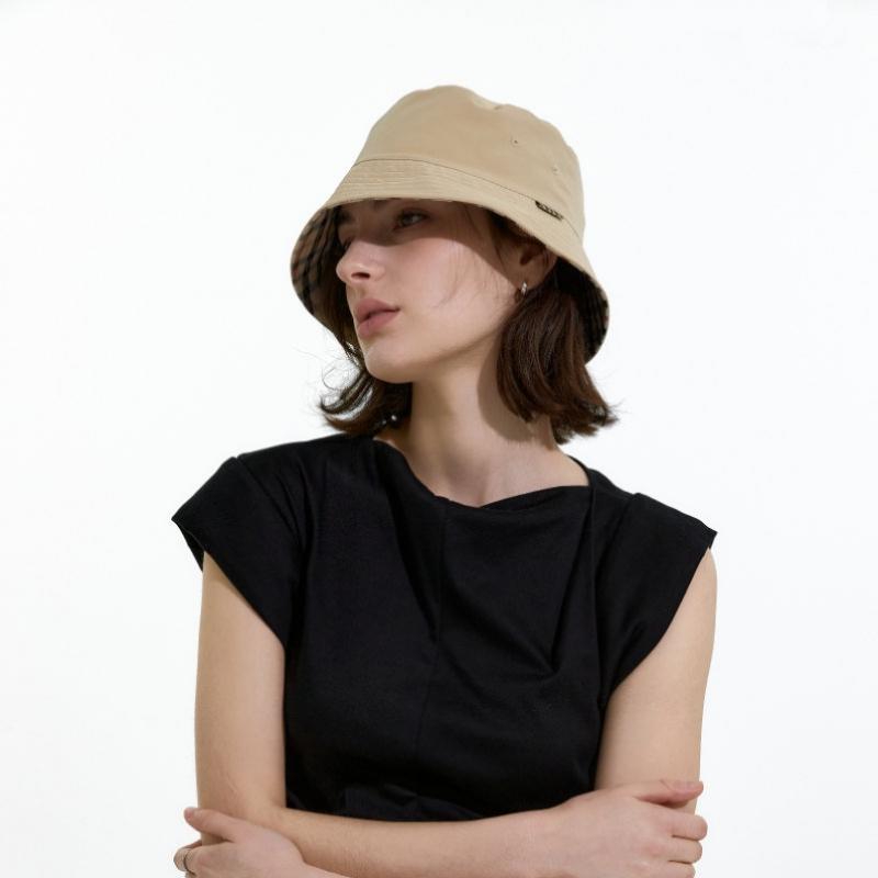 Daks Reversible Beige Bucket Hat Dbhe5el03w2