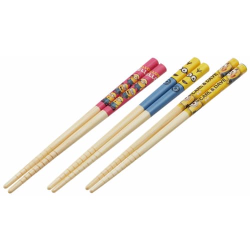 Skater Bamboo Chopsticks Chopsticks 16.5cm Set of 3 Minion ANT2T-A