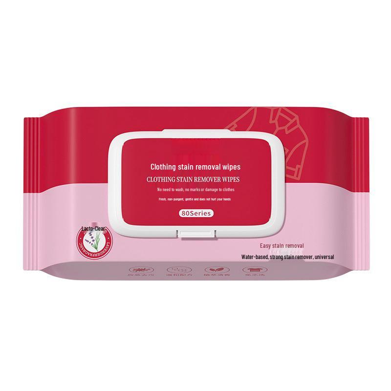 Stain & Oil Remover Wipes for Clothing, Shoes, and Jackets - Portable, No-Wash, Waterless Cleaner