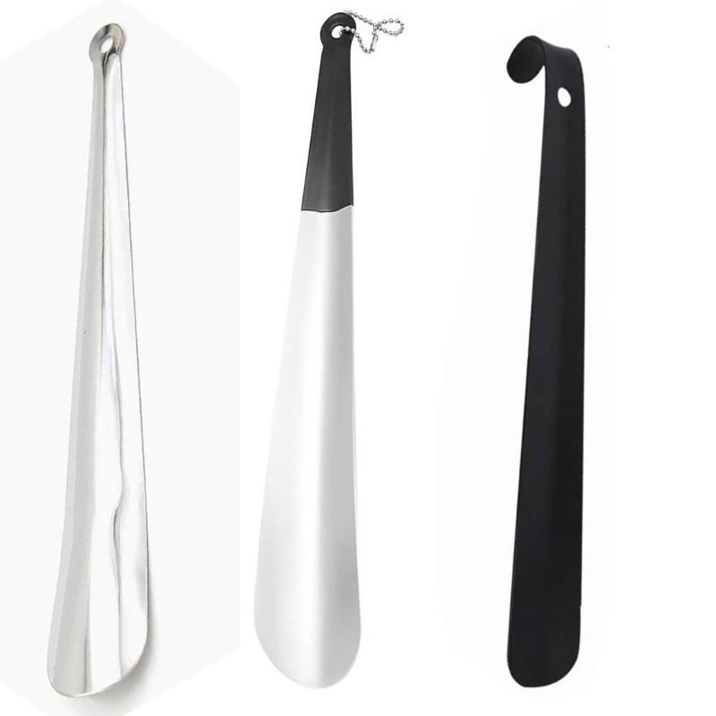 Shoe Horn Durable Alloy Construction with Ergonomic Handle Shoe Helper for Business Professionals and Sports Enthusiasts