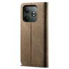 For Realme GT Neo6 SE 5G/GT Neo6 5G/GT 6T 5G/GT 6 5G Case Jeans Cloth Texture Wallet Flip Leather Phone Cover