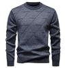 Thick Casual Round-neck Warm Knitted Sweater for Men In Autumn and Winter