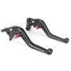 AL-mart Motorcycle Short Style Brake Levers Clutch Levers Levers Set 6 Levels Adjustable for Kawasaki Z125 Pro 2016-2021, Z250SL 2016-2017