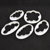 5Pcs Cloud Cake Cookie Biscuit Cutter Fondant Mold Decorating DIY Baking Tool