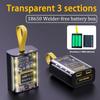 1*18611 Корпуси для Power Bank Коробка для зберігання акумуляторів Нічне світло Подвійна USB-зарядка DIY Оболонка для iPhone Xiaomi 18611 Коробка для зберігання акумуляторів