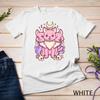 Kawaii Pastel Goth Cute Creepy 3 Headed Dog Unisex T-shirt 10