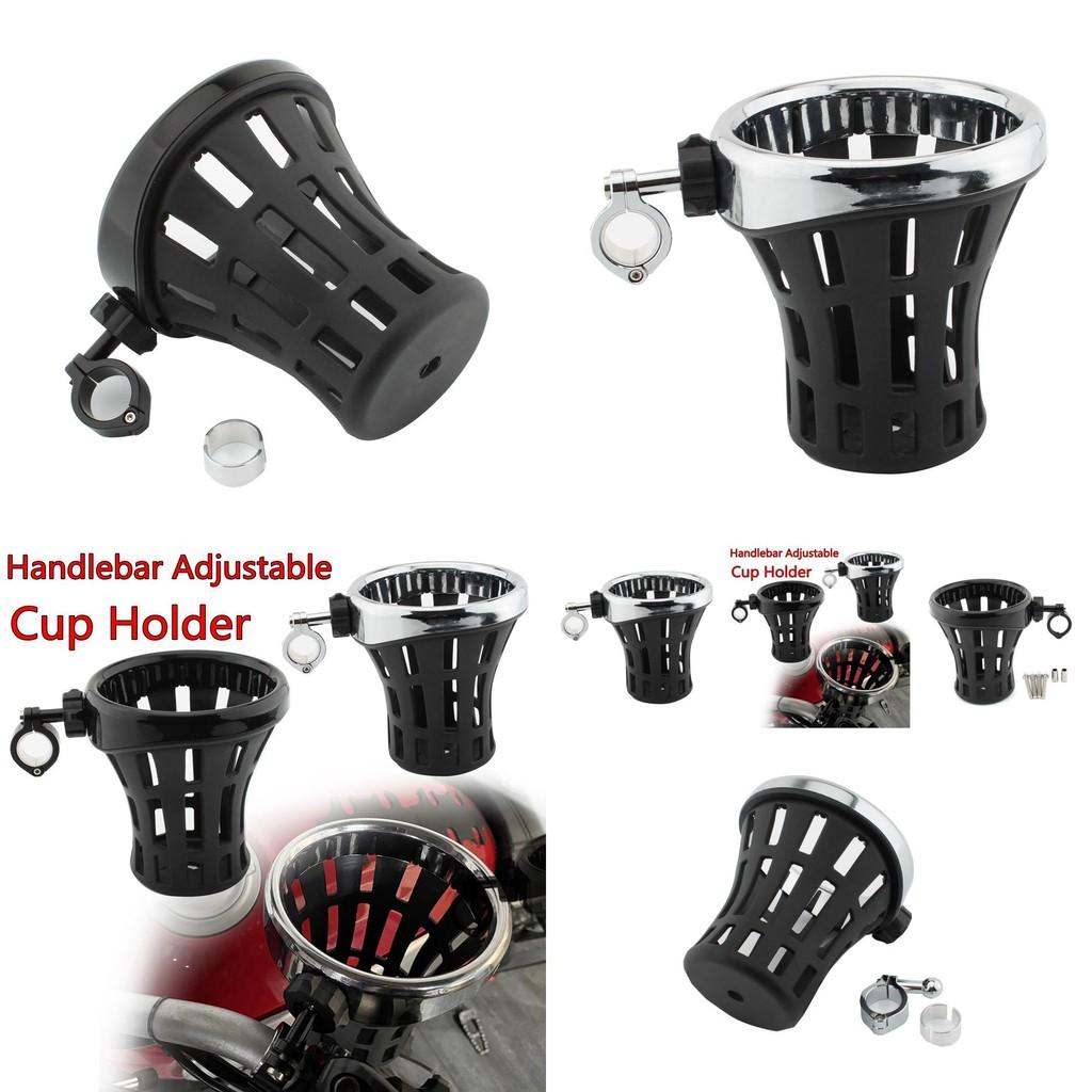 Stylish Universal Motorcycle Cup Holder With Versatile Fit For 21.8 To 25.4 Mm