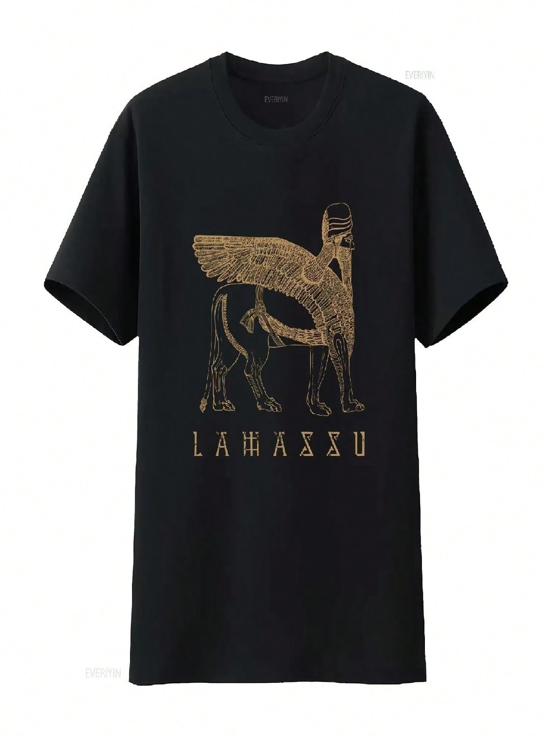 Lamassu T Shirt Winged Lion Mesopotamia Ancient Civilization Sumerian Mythology Babylonian Assyrian History Vintage Washed S разноцветный