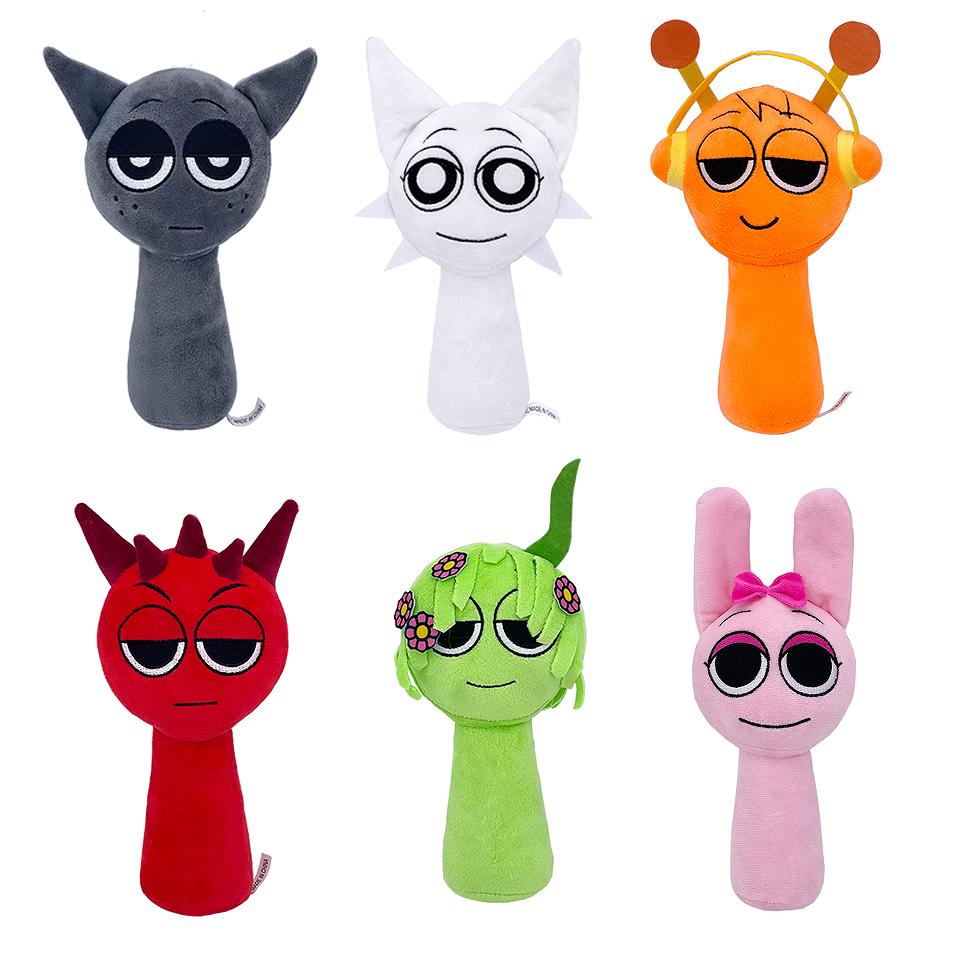 Sprunki Plush Toys Sprunki Plush Doll Sprunki Game Cartoon Pillow Kids Birthday Gifts Stuffed Dolls Christmas Gift..