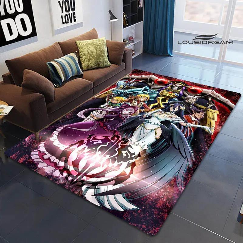 The Latest Anime Overlord Printed Carpet Picnic Carpet Fashion Home Decoration Beautiful Anti -slip Area Rug Birthday Gift