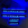 4 PCS LED Welcome Pedal Light Sill Strips for Hyundai VENUE Modification