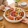 Pearl Metal Tray Plate Container Rotating Appetizer Chirashi Sushi Hand-Rolled Plating Made Japan Kitchen Mate HC-27