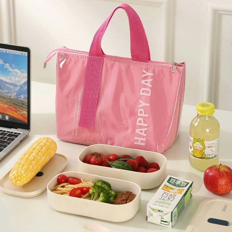 Insulated Lunch Bag hickened Aluminum Foil Camping Picnic Ice Pack Children School Bento Bag Picnic Food Storage Tote Bag