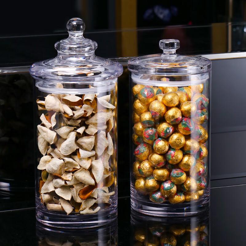 Transparent PC Acrylic Sealed Storage Jar