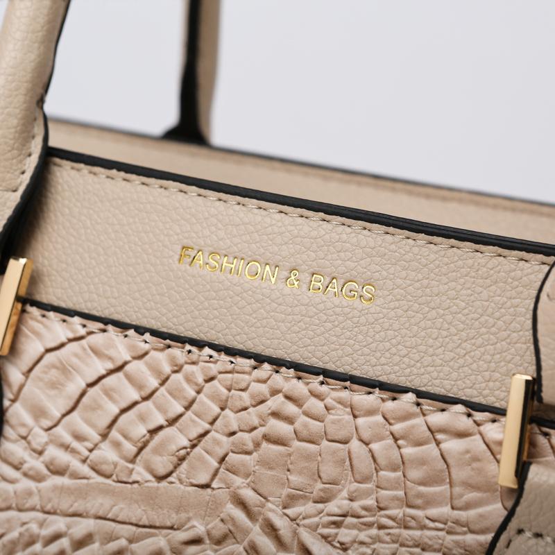 Γυναικεία τσάντα ώμου Γυναικεία τσάντα 3 τεμαχίων Κομψή τσάντα με κοντό χερούλι Δερμάτινη τσάντα PU υψηλής ποιότητας για γυναίκες