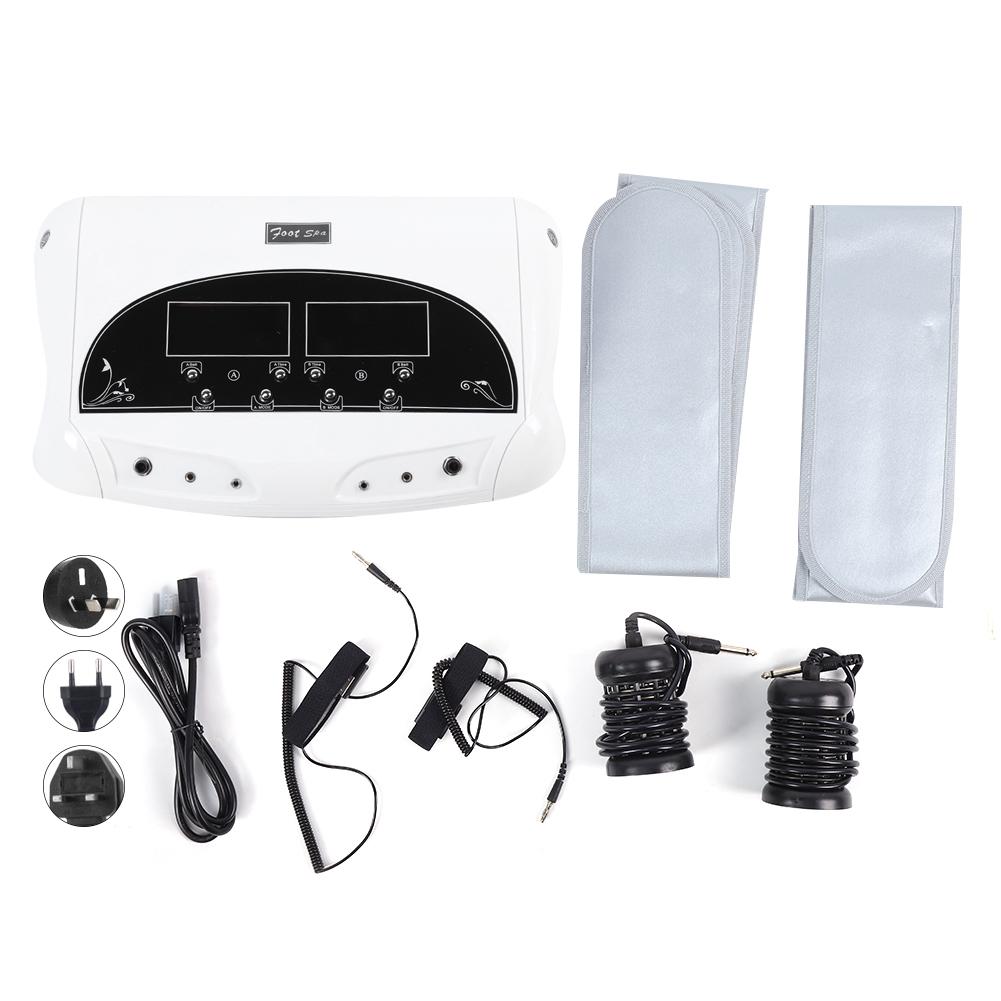 

Body Detox Machine Negative Ion Footbath Spa Health Care Machine for 2 People AU Plug 220V