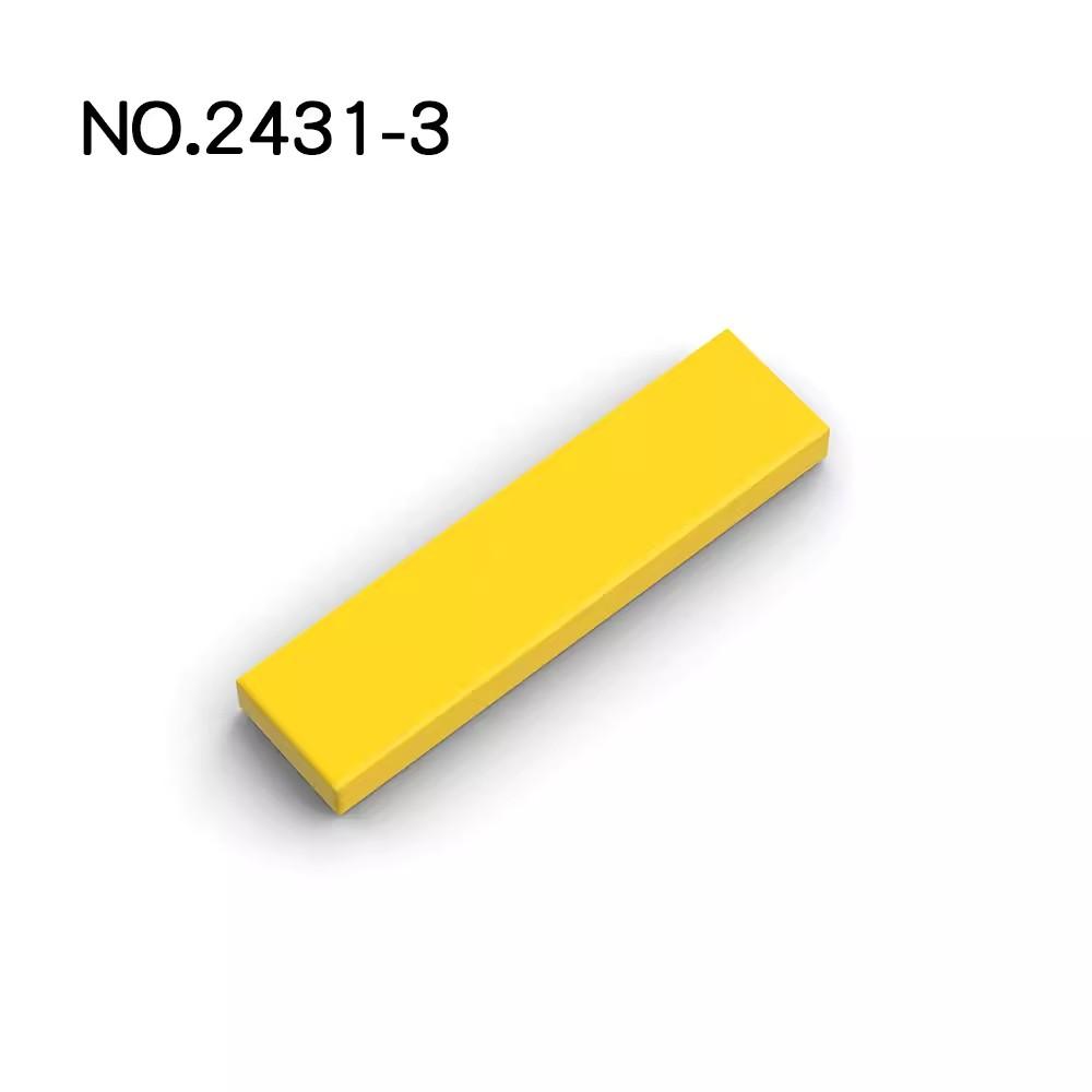20 шт. Детали MOC 2431 Плитка 1x4 с пазом Совместимые кубики DIY Сборка Строительные блоки Частицы Детская головоломка Развивающая игрушка Подарок
