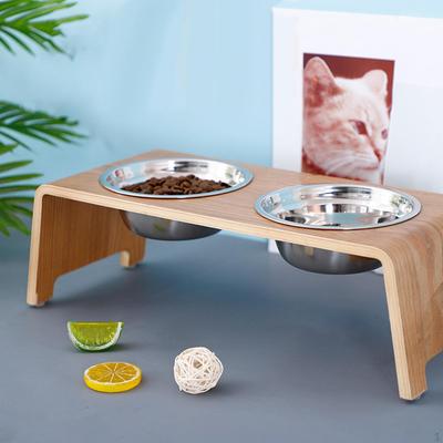 Raised Pet Bowls Nonslip Food Dispenser Dishes for Cats And Small Dogs