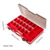 Two Layer Fishing Tool Box  Organizers with Removable Dividers  Baits Accessory Box Plastic Fishing Tool Box