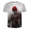 New Naruto Cartoon Character 3D Digital Printed Men's Cartoon T-shirt