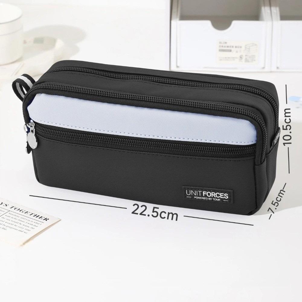 Oxford Cloth Pen Storage Case Multi-Functional Stationery Bag New Pencil Pouch  School Use